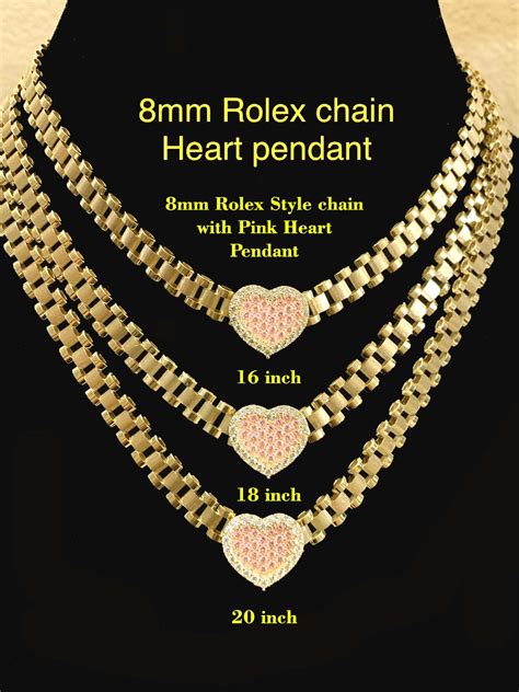 replica rolex chain price